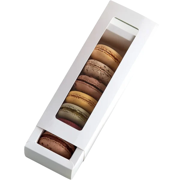 Macaron Packaging with PVC Window