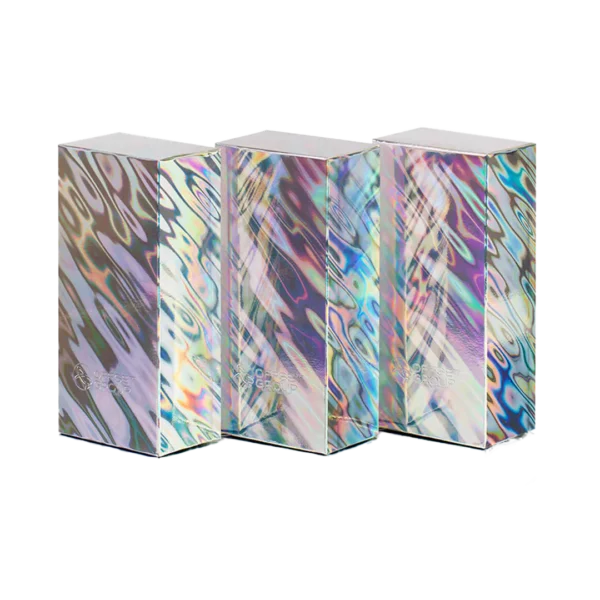 custom holographic makeup box