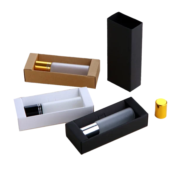 perfume bottles and packaging