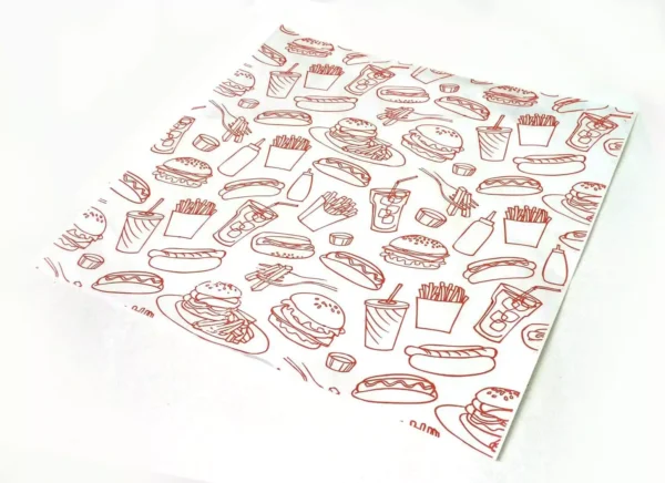 branded greaseproof paper sheets