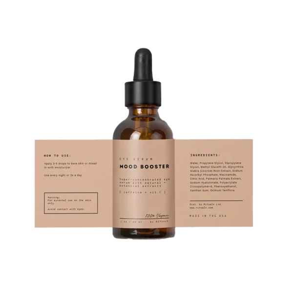 labels for skincare products