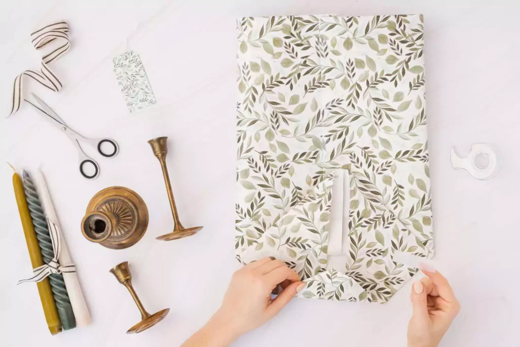 Wrapping with Tissue Paper