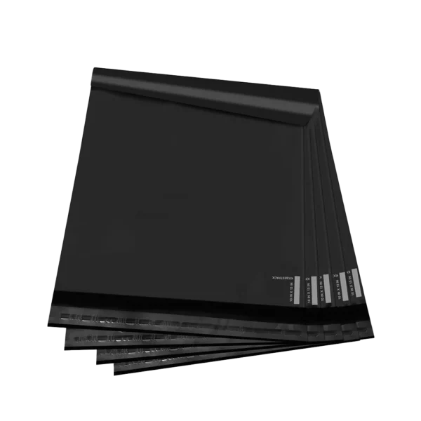 black poly mailer bags wholesale