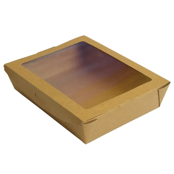 kraft boxes with window wholesale