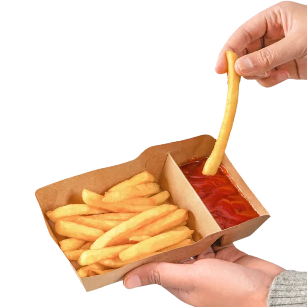 branded fries takeaway boxes