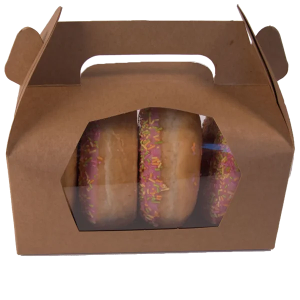 kraft boxes with window wholesale