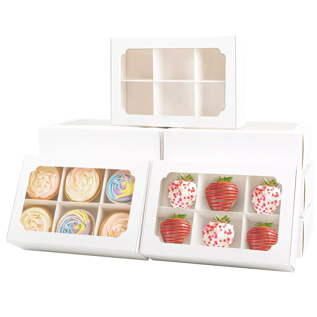6 dividers bakery boxes