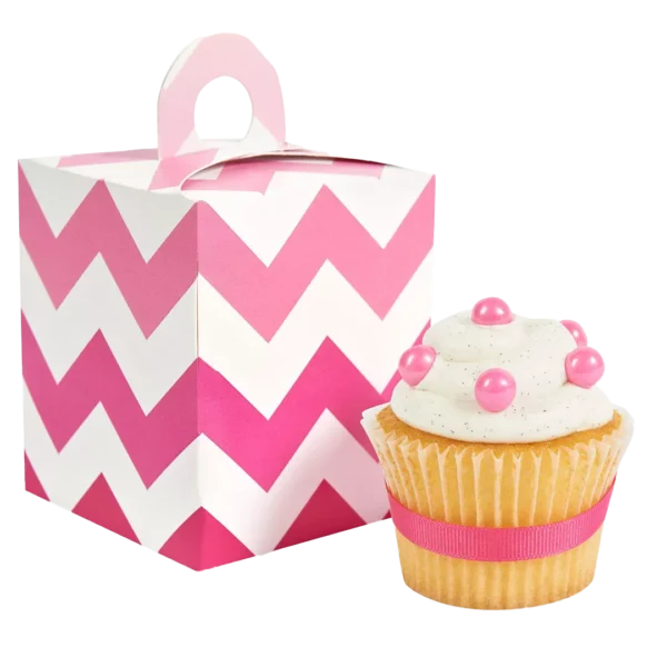 Pink cupcake boxes​