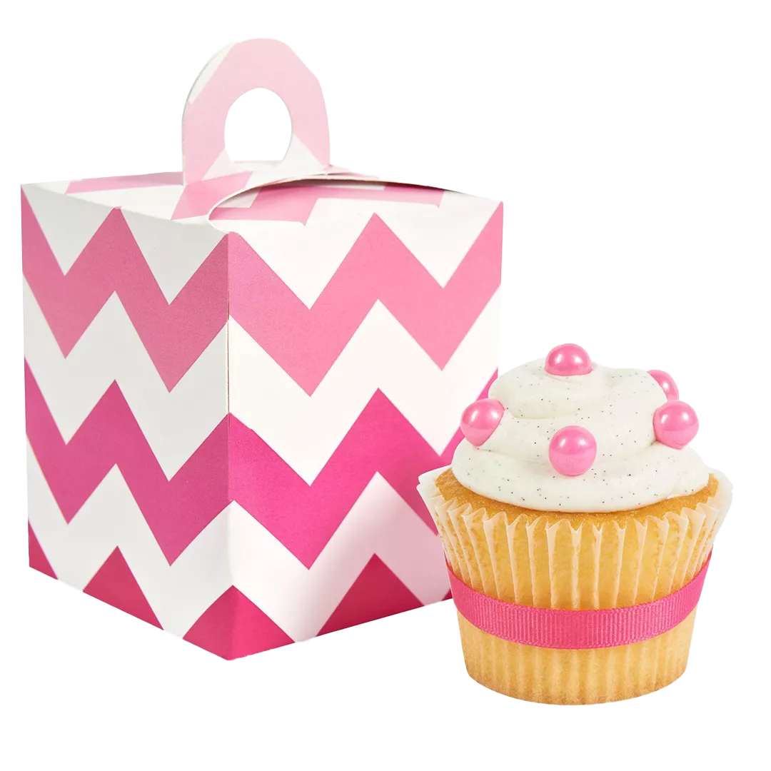 Pink cupcake boxes​