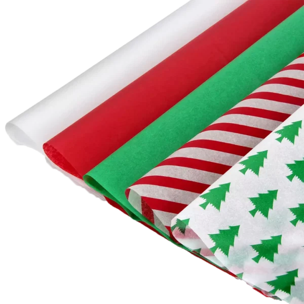 holly eve wrapping paper