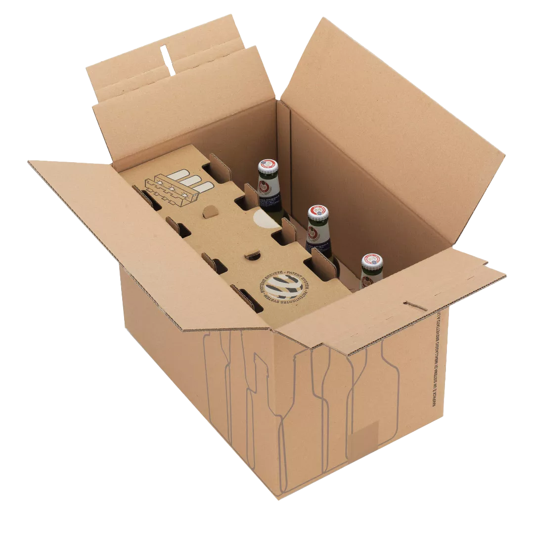 Bottle Boxes With Dividers