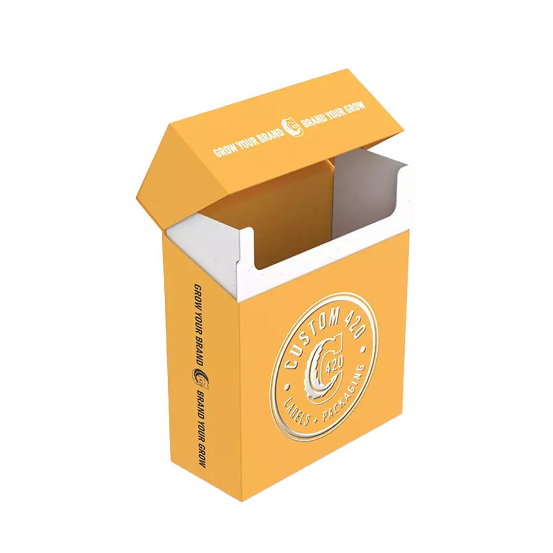 Empty Paper Flip Top Cigarette Boxes