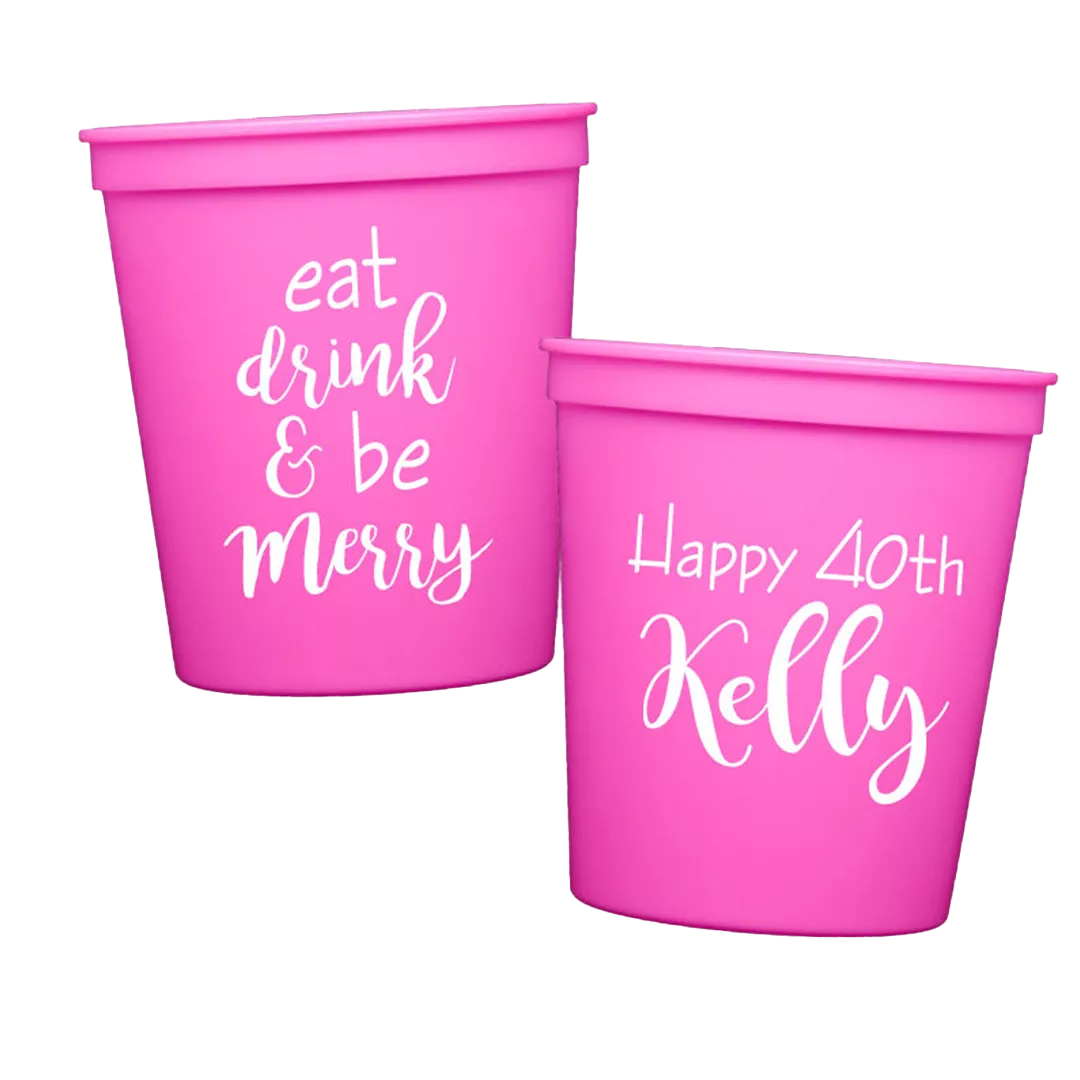 personalised paper cups