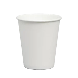white paper cups
