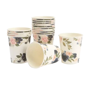 Floral Paper Cups