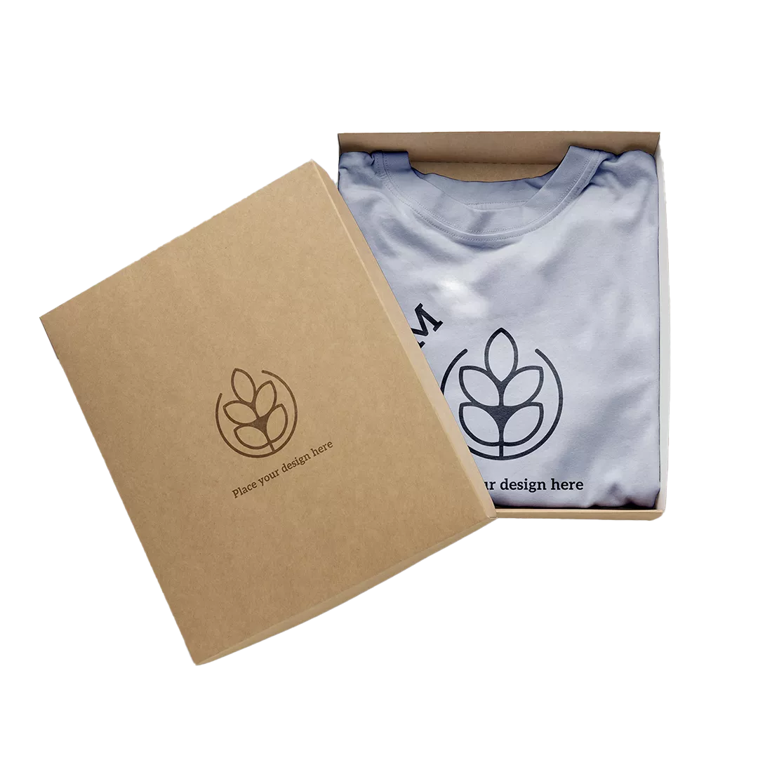 t-shirt box packaging with lids