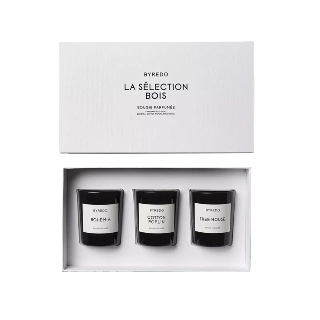 Candle Box Deep with 3 candle jar Inserts