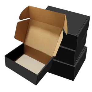 Black Shipping Boxes
