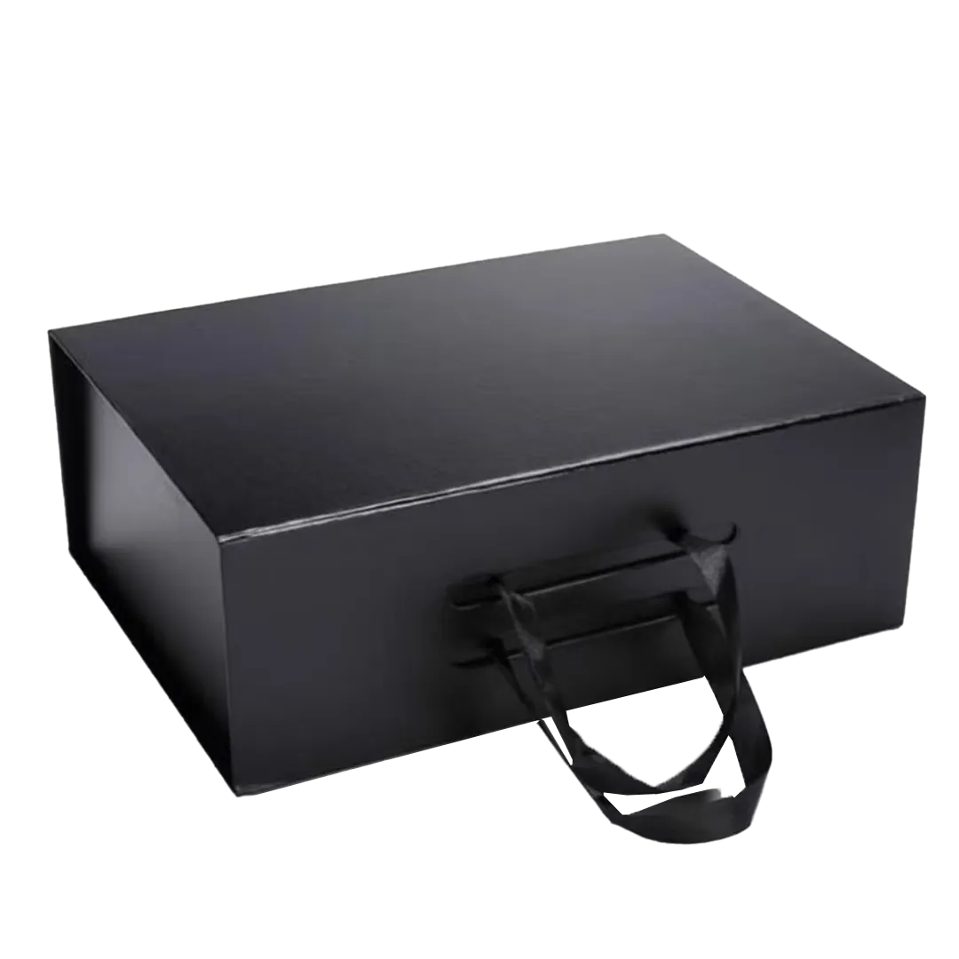 custom black magnetic gift boxes