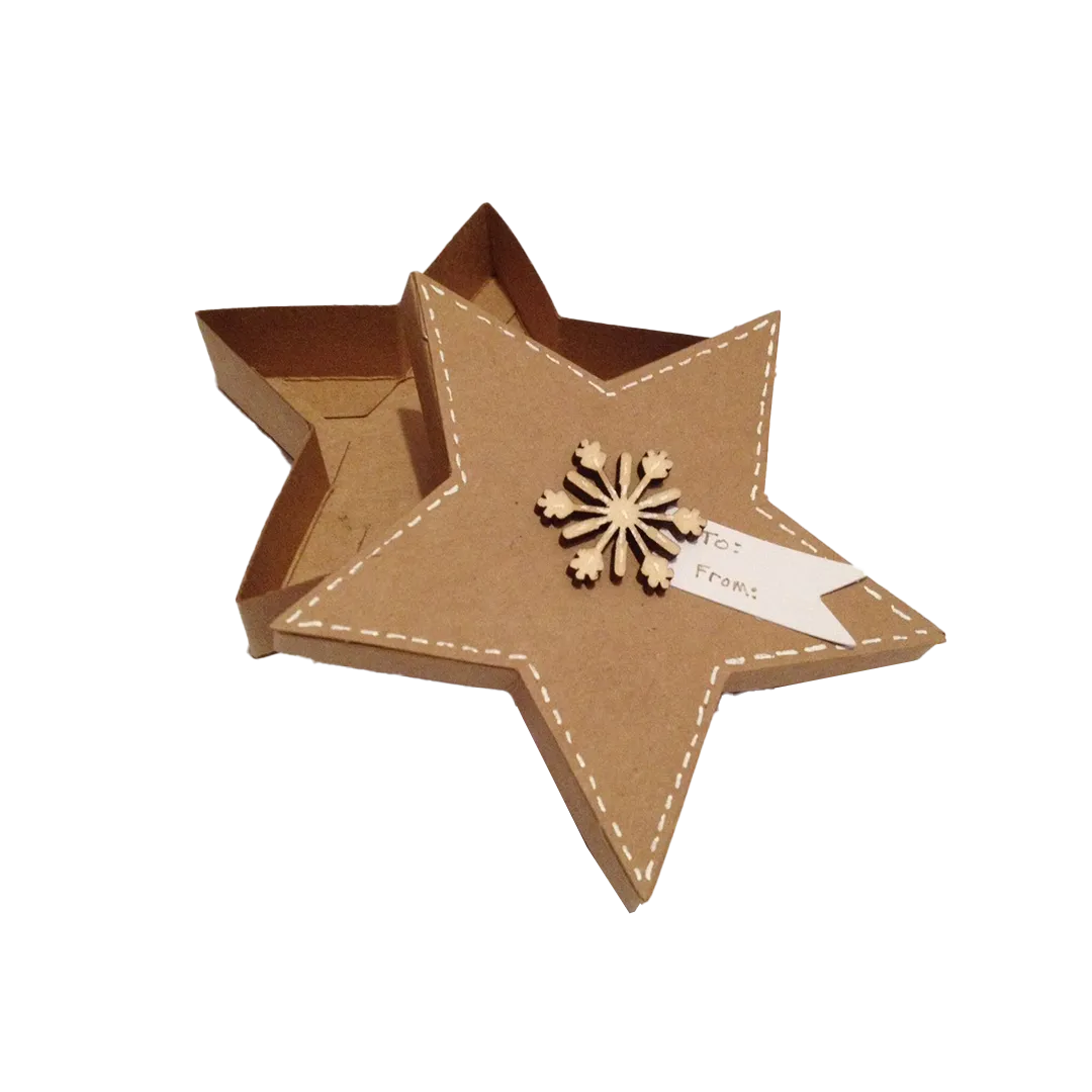 star shaped gift boxes