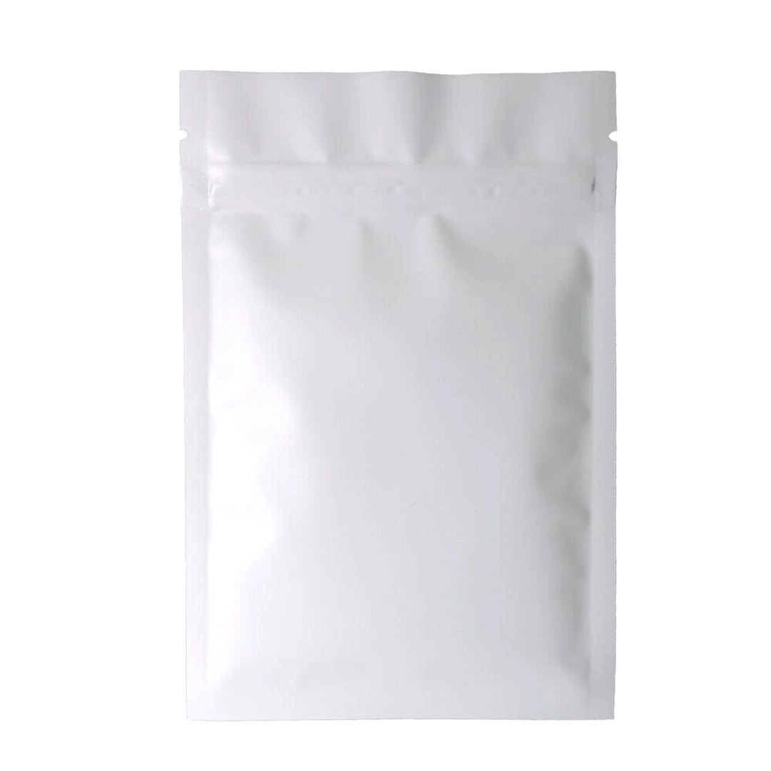 white mylar bags