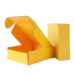 Yellow Mailer Boxes