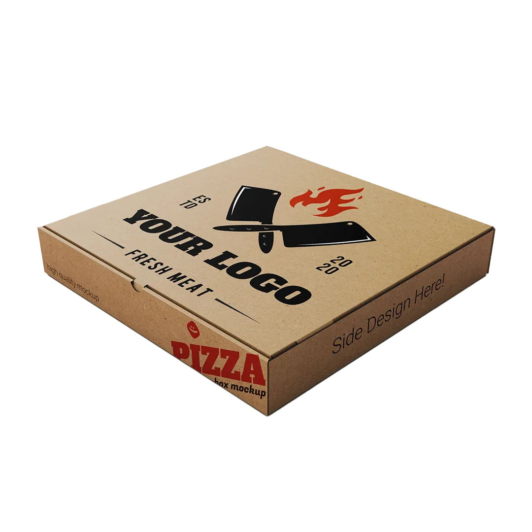 branded cardboard pizza boxes