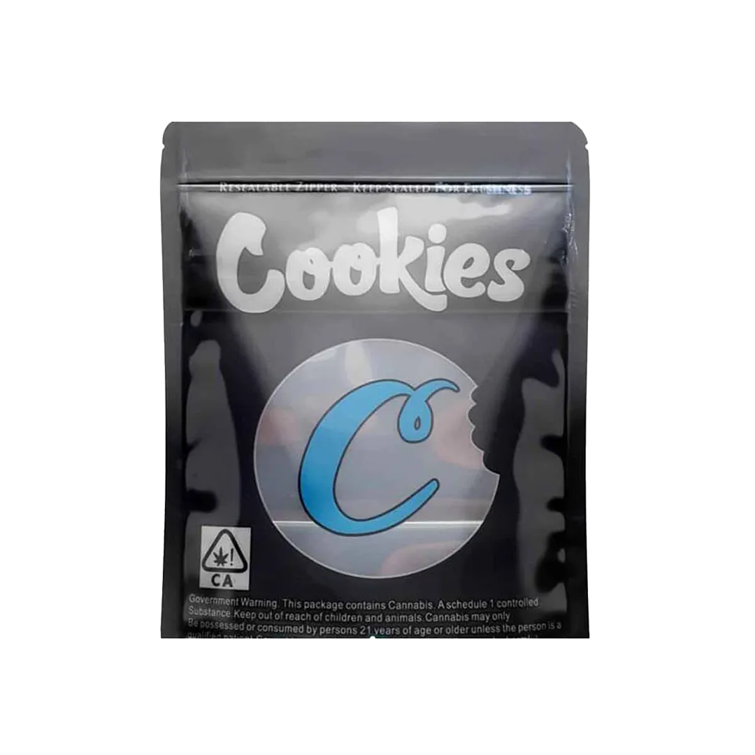 cookies mylar bags with labels