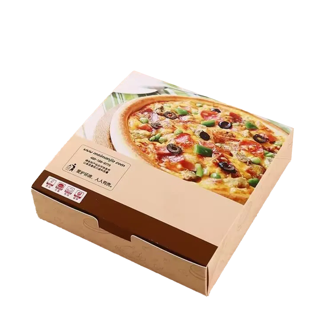 empty takeaway pizza box