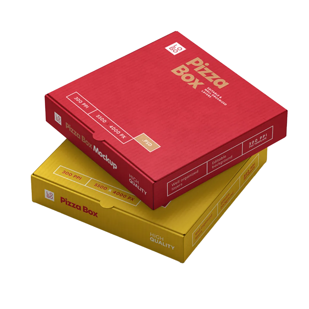 personalised large serving pizza boxes
