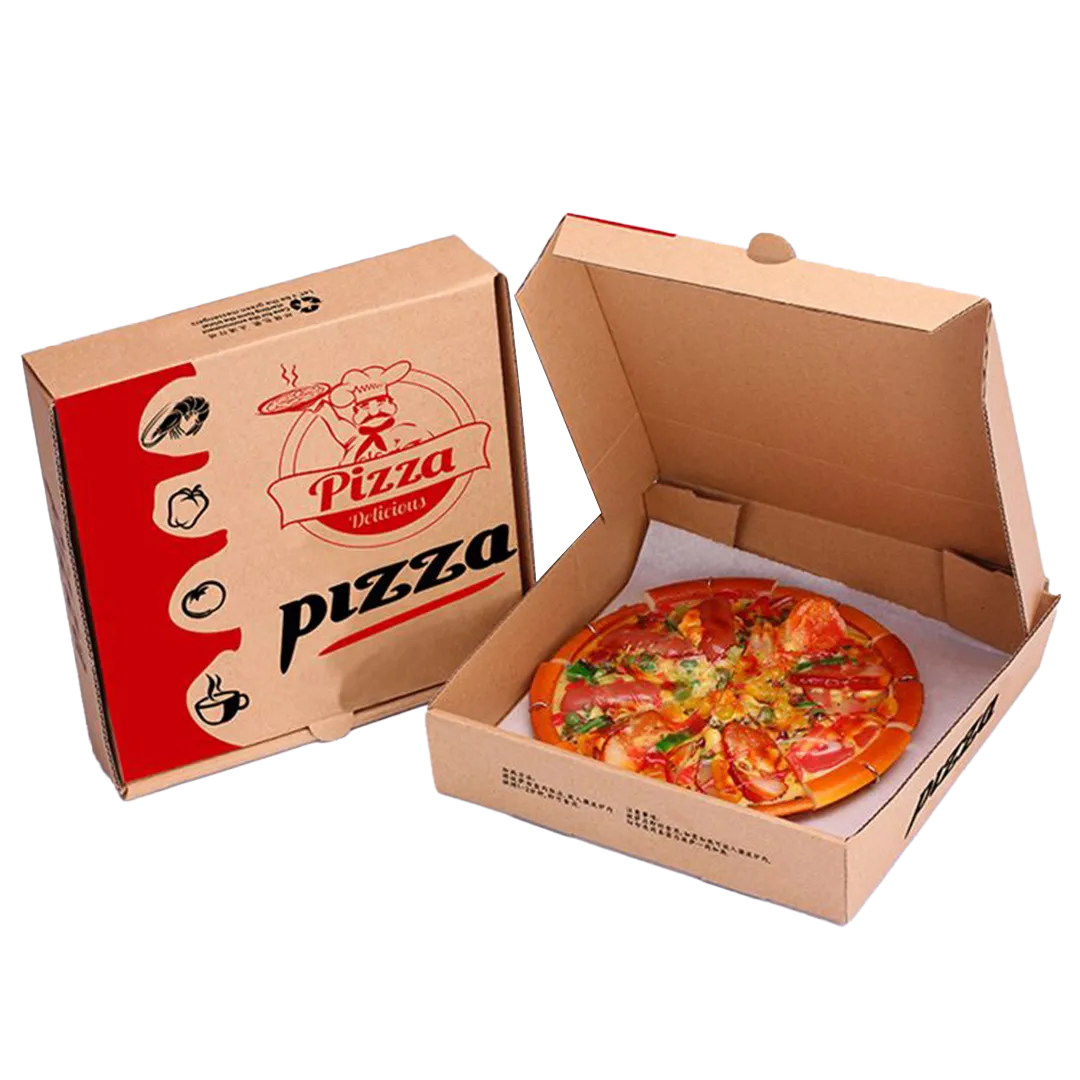 pizza boxes with paper liners