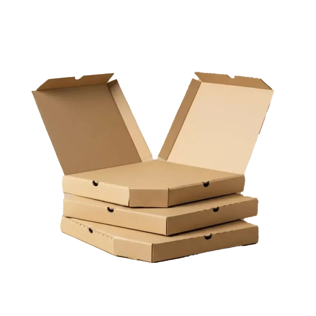 plain kraft pizza boxes