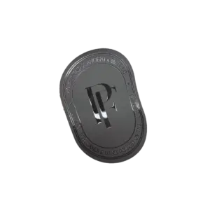 Black Embossed Stickers