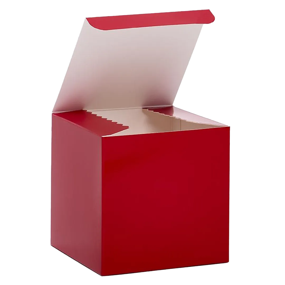 Red Cardboard Gift Boxes