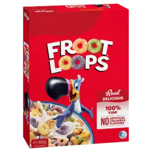 Red Cereal Boxes