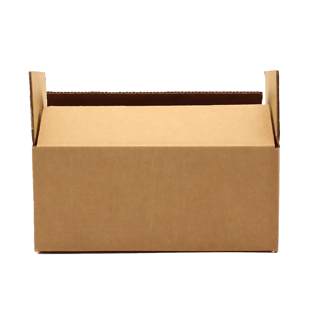 Single wall corrugated cardboard boxes