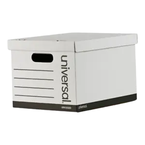 White Cardboard File Boxes