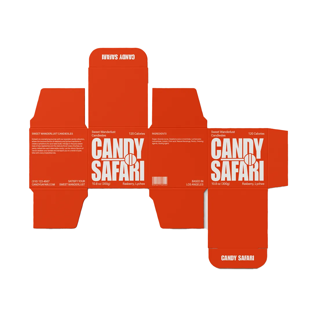 bespoke sizes red cardboard