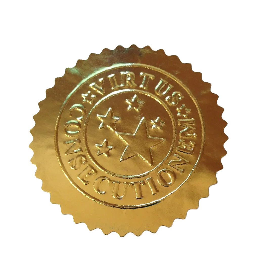 pre-cut self-adhesive tape label