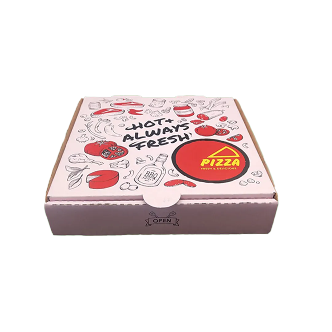 white pizza box 8 inch
