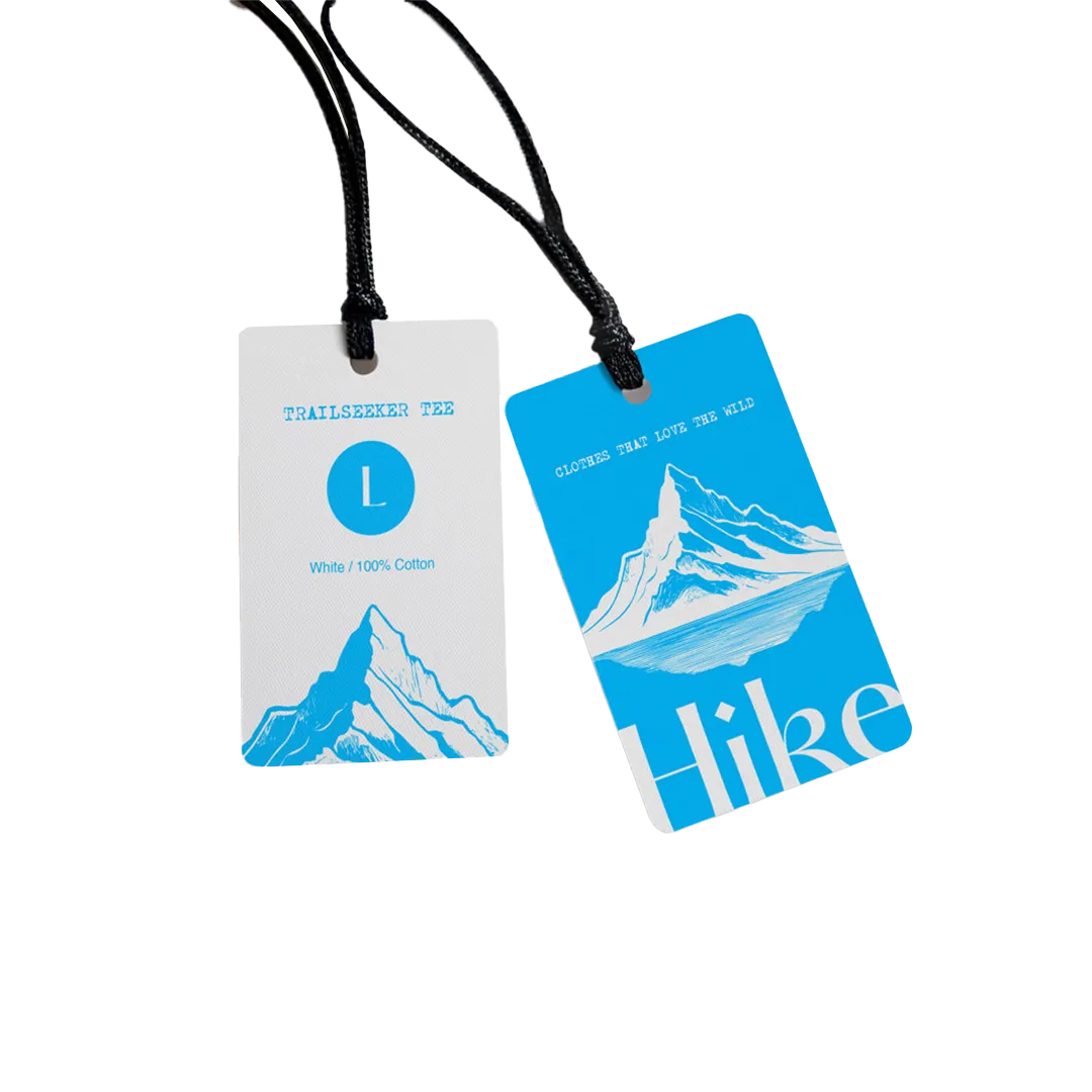branded swing tags with logo